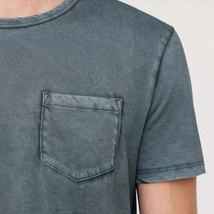 Camisetas de Manga Corta para Hombre, Camisetas de Verano para Hombre, Camiseta Lavada, Camiseta Sostenible con Cuello Redondo para Hombre - Product Image 5