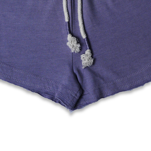 Shorts de Felpa Lavada Estilo Urbano Personalizados para Mujer, con Cordón de Contraste, 60% Algodón, 40% Poliéster, 210 GSM, Oferta - Product Image 2