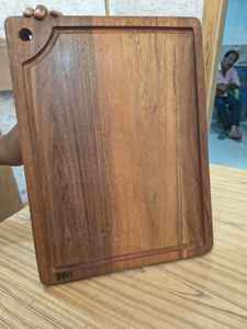 Planche à découper et planche à découper en bambou extra large GRANDTEC, non toxique, 2,5 cm d'épaisseur, pour la viande de dinde, le barbecue, le grillage, la découpe - Product Image 5