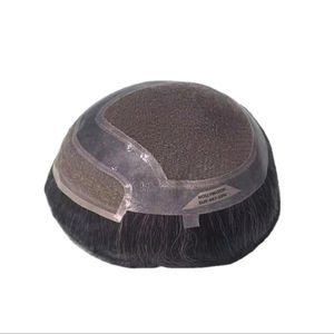 Toupee para Hombre Taz Hair, Peluca de Cabello Humano 100%, Densidad Cruda 60%-150%, Cabello Indio Remy, Resistente al Agua, Ondulado - Product Image 5