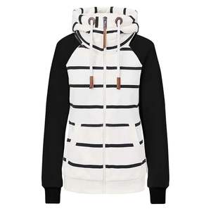 Jersey largo ligero personalizado con estilo para mujer, sudadera de talla XS, tejido de punto, estilo deportivo de invierno, con capucha, frente a la moda - Product Image 2