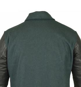 Nueva chaqueta de béisbol de moda para hombres 2025 personalizada nueva llegada diseño de moda vino rojo Slim Fit College Varsity Jacket - Product Image 6