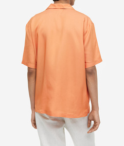 Haute qualité hommes chemises en lin Floral flanelle bas couleur unie respirant tricoté décontracté Streetwear pour l'automne-bon prix - Product Image 5