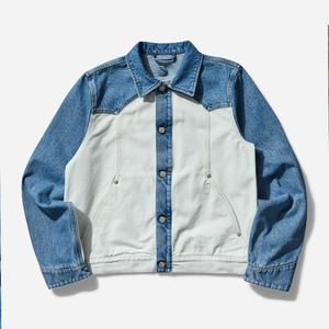 เสื้อแจ็คเก็ตมอเตอร์ไซค์ผู้ชายสุดเท่ สีทูโทน ผลิตจากผ้าฝ้ายออร์แกนิค 100% รุ่นเดือนสิงหาคม 2026 ทนทานด้วยเทคนิคการซักแบบแคนวาส ปิดด้วยซิป ไซส์ XS - Product Image 1