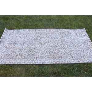 Alfombra de 3x6.4 pies, Alfombra Turca Vintage, Alfombra de Lana Blanca - Product Image 4