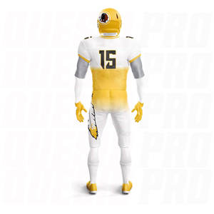 Ensemble complet d'uniformes de football américain en polyester : hauts de compression, gants, manchons de bras, cagoules, ensembles d'uniformes d'équipe - Product Image 3