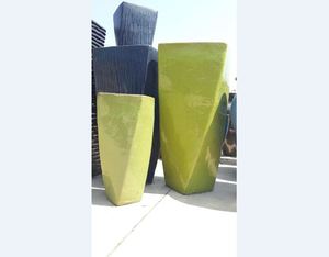 [Leo Nguyen Le] - Wholesale Home garden decoration balcony plant <b>pot</b> indoor outdoor tall <b>square</b> ceramic flower <b>pots</b> mold - Product Image 3