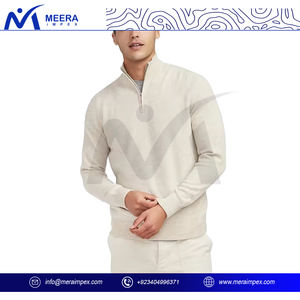 เสื้อฮู้ดซิปควอเตอร์พรีเมี่ยมของผู้ชาย-ใส่ได้พอดีกับกีฬาน้ำหนักเบาระบายอากาศได้ดีดีไซน์มีสไตล์เหมาะสำหรับการวิ่งและชุดลำลอง - Product Image 3