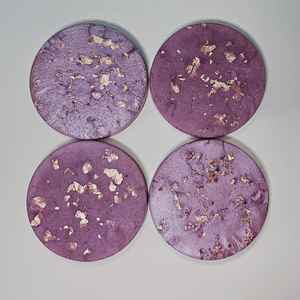 New Design Resin Coasters for Office <b>Desk</b> Tabletop and Dining Decor for Home and Office Use Stone Irregular Shape Coasters 2025 - Product Image 6