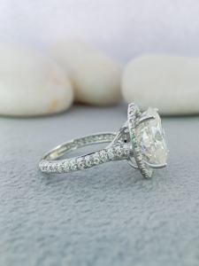 Anillo de Hip Hop de oro de lujo de 10K, 14K, 18K para hombre con Baguette de diamante Natural VVS completo, joyería clásica de moda para fiesta de boda - Product Image 2