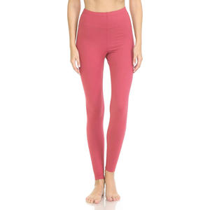 Leggings de fitness pour femmes, pantalons de yoga taille haute, coupe ajustée, vêtements de sport athlétiques pour la gym, respirants, en coton doux, tenue décontractée et active - Product Image 1