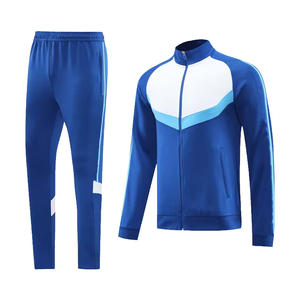 Ensemble de jogging de sport unisexe de haute qualité avec logo personnalisé Survêtement d'entraînement imprimé lourd pour hommes Survêtement d'hiver à rayures latérales - Product Image 4