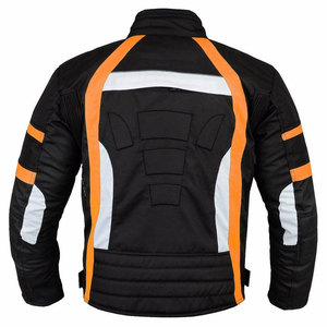 Traje de moto textil ligero para hombres con ventilación y armadura CE extraíble - Product Image 3