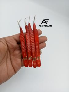 Pince à épiler d'extension de cils en acier inoxydable durable entièrement personnalisé volume enduit de papier pince à cils Logo personnalisé gratuit - Product Image 5