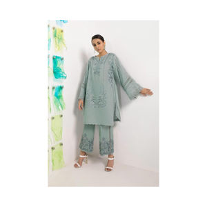Colección Lasted Casual Pakistani Shalwar Kameez Suit para mujer Hecho de Modal Seda Lino Poliéster - Product Image 6