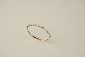 Luxury lab grown diamond moissanite light weight <b>bracelet</b> oval and pear vs1 <b>gold</b> <b>rose</b> <b>gold</b> silver oem odm low moq b2b - Product Image 5