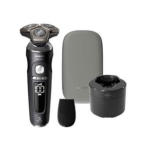 Rasoir Électrique Rotatif à Double/Triple Lame, Étanche IPX7, Lavable, Tondeuse à Grille pour Visage et Corps, Portable, Lames de Rechange - Product Image 3