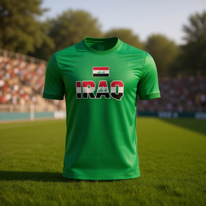 Set Maglia da Calcio dell'Iraq Personalizzabile con Nome e Numero 2026 per Abbigliamento Tifosi Coppa del Mondo - Product Image 3