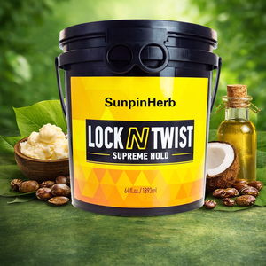 Gel coiffant OEM Lock Gel Extra Hold pour dreadlocks et tresses, sans flocons, fournisseur de marques privées pour cheveux noirs - Product Image 1