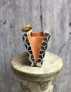 Mop en nacre avec incrustations géométriques modernes, écologique et fait main, taille personnalisée pour un usage quotidien - Product Image 3