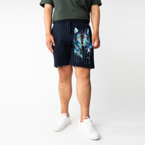 Pantalones cortos transpirables de alta calidad para hombre, 100% algodón, comodidad, cintura elástica, Logo de talla grande, lavado con ácido XS - Product Image 1