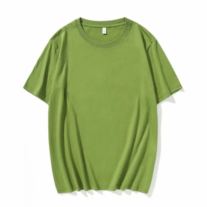 เสื้อยืดคอตตอนไซส์ใหญ่พิเศษสำหรับผู้ชาย สีพื้นคุณภาพสูง พร้อมโลโก้สั่งทำ ระบายอากาศได้ดี แห้งเร็ว เหมาะสำหรับฤดูร้อน แขนสั้น - Product Image 3