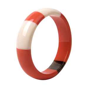 Bracelet de main pour femme multicolore, jonc irrégulier en résine, acétate écaille de tortue, large et épais, avec plusieurs couleurs - Product Image 6