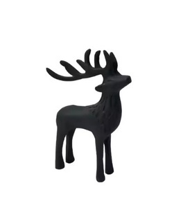Escultura de Reno de diseño moderno hecha a mano Artesanía decorativa con recubrimiento de polvo de metal de aluminio único Precio bajo - Product Image 2