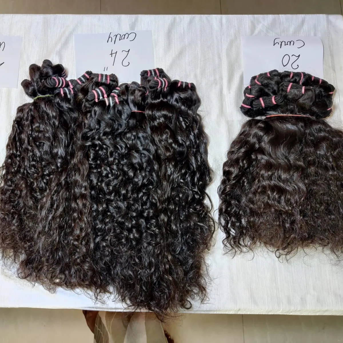 super Deep Curly hairs,100% Cuticle Aligned Hair extension Indian Raw Temple genius weft Hair bundles @ wholesale price