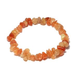 Natural Red Aventurine <b>Chips</b> Bracelet for Women Men Healing <b>Crystal</b> Stone Bracelet Vitality Creativity Spiritual Jewelry - Product Image 1