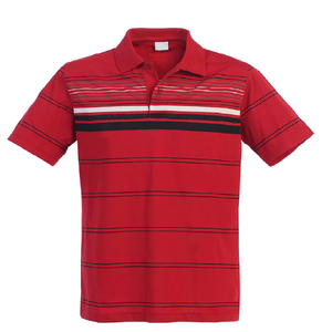 Polo informal para hombre, camisa de manga corta con logotipo personalizado a rayas, diseño a la moda, alta calidad, venta al por mayor - Product Image 4