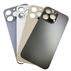 Cubierta trasera de vidrio de repuesto con agujero grande para iPhone 8 X XS <span class=keywords><strong>XR</strong></span> <span class=keywords><strong>11</strong></span> 12 13 14 PRO MAX-Diseño de barra de reparación de puerta de batería - Product Image 5