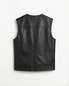 Nouvelle veste en cuir tendance pour homme, respirante pour les activités de plein air en hiver, avec les derniers designs, de haute qualité, personnalisable - Product Image 2