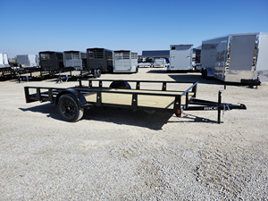 Nuevo Remolque de Arroz 2026, Remolque Utilitario de Eje Único 82X14 con Puerta de Rampa de 5 pies, Capacidad de Carga de 2001-3000 kg, Tamaño 7x14 - Product Image 1