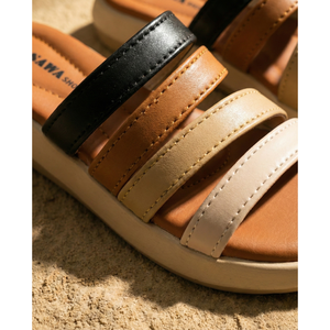 Sandalias Cómodas con Múltiples Tiras y Medicación, Punta Abierta, Ligeras, con Estampado Moderno, Reciclables, Antideslizantes, Tendencias Duraderas, 411 ML - Product Image 2