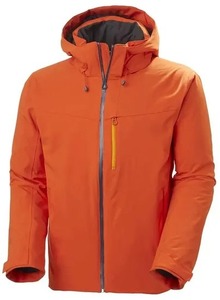 Veste coupe-vent de sport de plein air pour hommes imperméable à glissière multiple polyester chauffant coupe ample veste de randonnée formelle - Product Image 4