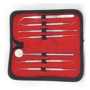 Alemán A + Acero inoxidable 7 piezas Dental Oral Kit Dental Scaler Sonda Pick Set Kits de Instrumentos dentales básicos - Product Image 2
