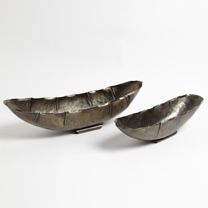 Bol décoratif artisanal personnalisé en laiton et aluminium, finition premium, bols de service pour hôtel, décoration de la maison et de la table - Product Image 1