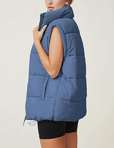 Chaleco Acolchado para Hombre, Sin Mangas, con Cierre, Transpirable, Ligero, Estilo Urbano, con Bolsillos - Product Image 3