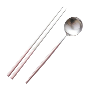 Palillos de metal de acero inoxidable con logotipo personalizado, juego de palillos japoneses de plata chapada en titanio, venta al por mayor - Product Image 6