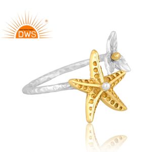 Anillo de plata de ley fina con diseño de estrella, joyería personalizada, fabricante - Product Image 3