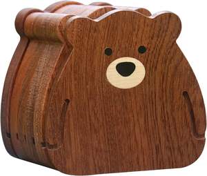 Posavasos de Madera de Sapele Mini, Cuadrados Clásicos con Incrustaciones de Madera, 4x4 Pulgadas, Impermeables, con Grabado en Relieve, Juego de Posavasos para Mesa de Centro o Comedor - Product Image 1