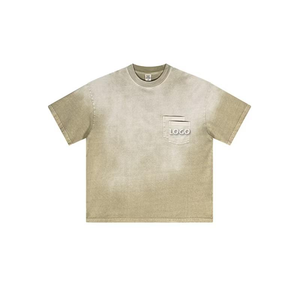 T-shirt oversize, t-shirt délavé à l'acide, graphique personnalisé, votre logo, taille plus, t-shirt vintage, coton lourd pour homme - Product Image 1