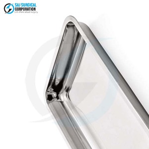 Bandeja Universal Manual de Acero Inoxidable, Duradera, Reutilizable, Diseño Multiusos para Cirugía General, Certificación CE - Product Image 5