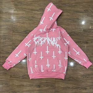 เสื้อฮู้ดดี้ผู้ชายไซส์ใหญ่พิเศษ สไตล์สตรีท ราคาโรงงาน เสื้อสเวตเชิ้ตเรียบง่าย ผลิตจำนวนมาก สำหรับฤดูใบไม้ผลิ ทำจากโพลีเอสเตอร์/คอตตอน - Product Image 4