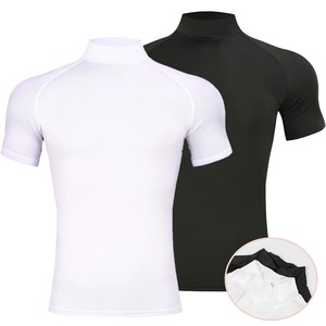 Camiseta de playa de manga larga para hombre, protectores de erupción, protector solar, cárdigan con cremallera, Tops para surf, camisa UV, traje de baño - Product Image 2
