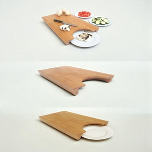 Grande planche à découper en bois pour bloc de boucher Fournisseur d'outils de cuisine professionnels - Product Image 1