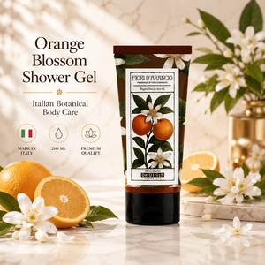 Gel douche et nettoyant corporel Ulrich à la fleur d'oranger 200 ml, hydratant, à la glycérine, parfumé, pour femmes, fabriqué en Italie, peau normale, adultes - Product Image 3