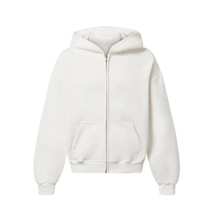 Sudadera con Capucha Unisex Fazn Industry con Cierre y Bolsillo en la Manga |   Felpa de Algodón Grueso |   Sudaderas Casuales con Estampado y Hombros Caídos - Product Image 6