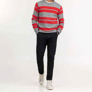 Tricots décontractés de couleur unie pour hommes Pulls en laine de haute qualité fabriqués au Pakistan - Product Image 4